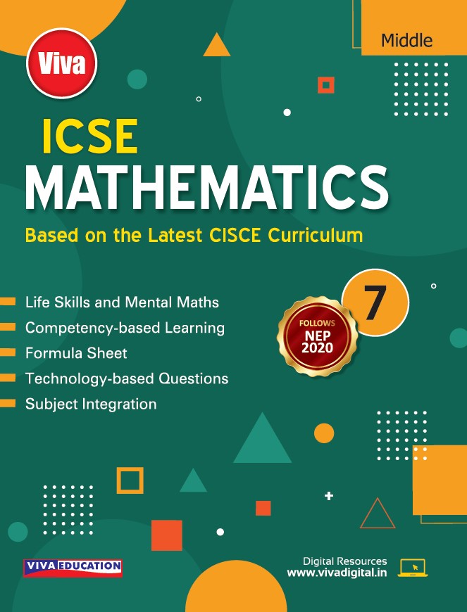 ICSE Mathematics, NEP - NCF Edition, Book 7