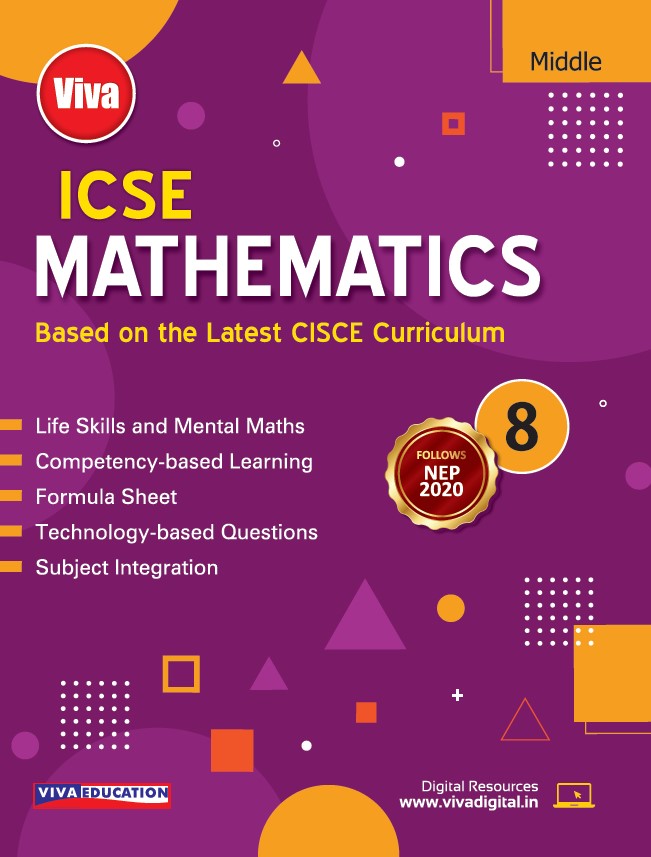 ICSE Mathematics, NEP - NCF Edition, Book 8