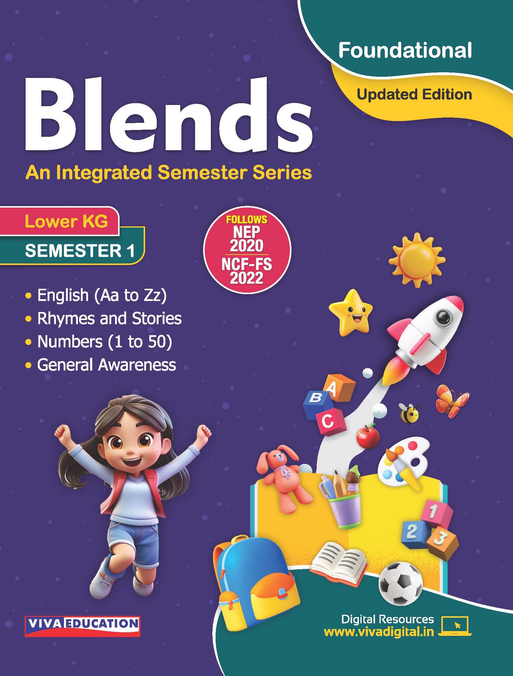 Blends Lower KG Semester 1 (Updated Edition)