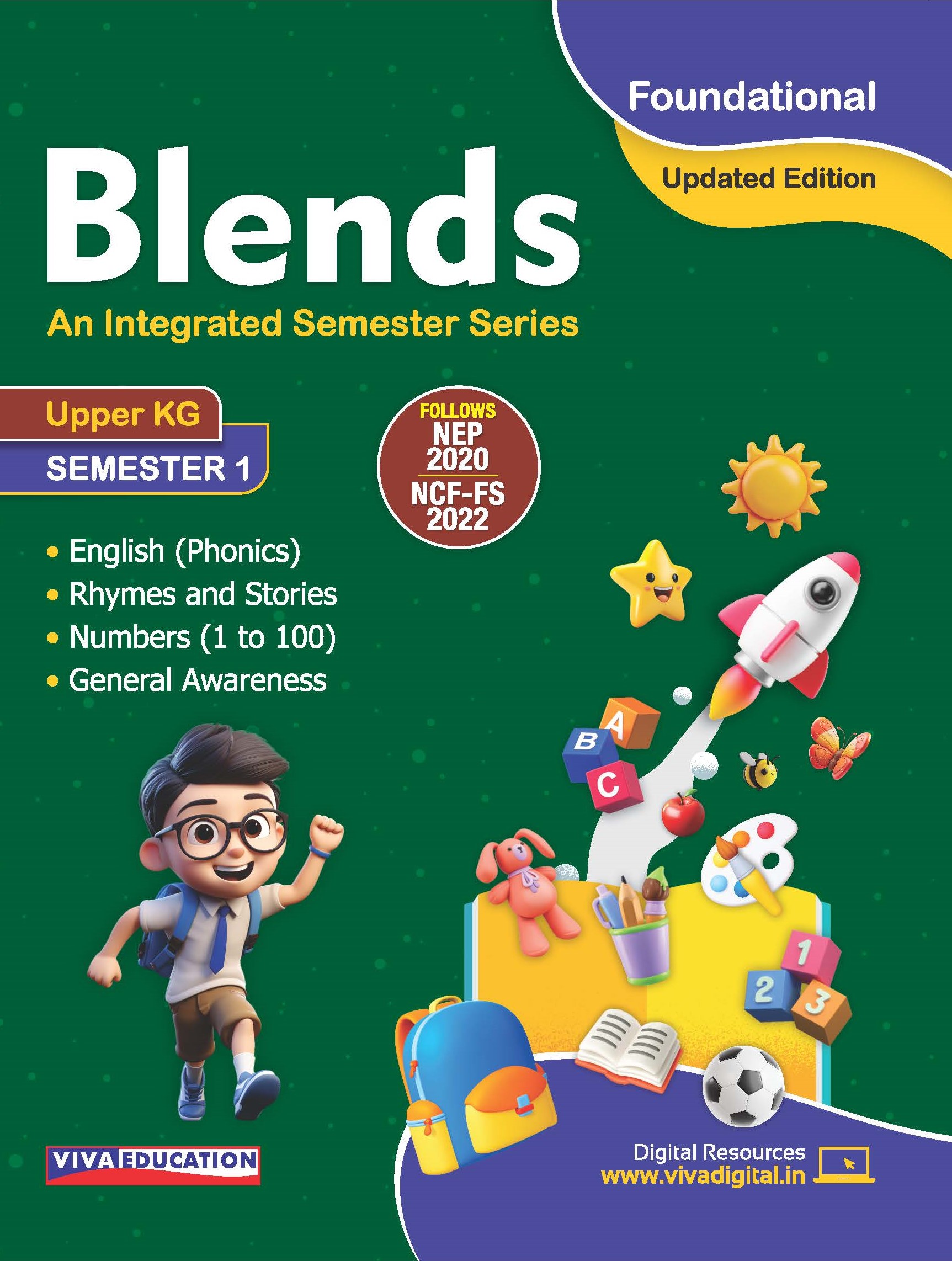 Blends Upper KG Semester 1 (Updated Edition)