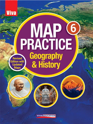 Map Practice Class 6, Revised Edition
